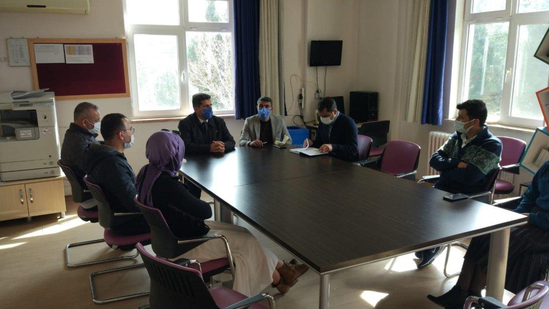 İlçe Milli Eğitim Müdürümüz Sayın Mustafa KIRAÇ ve Şube Müdürümüz İsmail ÖNCEL'in Okul Ziyaretleri