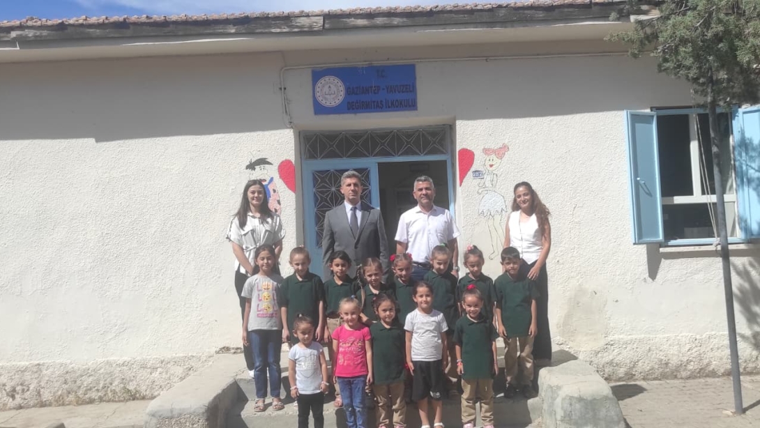 İlçe Milli Eğitim Müdürümüz Sayın Mustafa KIRAÇ ve Şube Müdürü Sayın M.Fatih KOCABAŞ Okul Ziyaretleri Kapsamında Değirmitaş İlkokulu ve Sarıbuğday İlkokulu'nu Ziyaret Ettiler. 